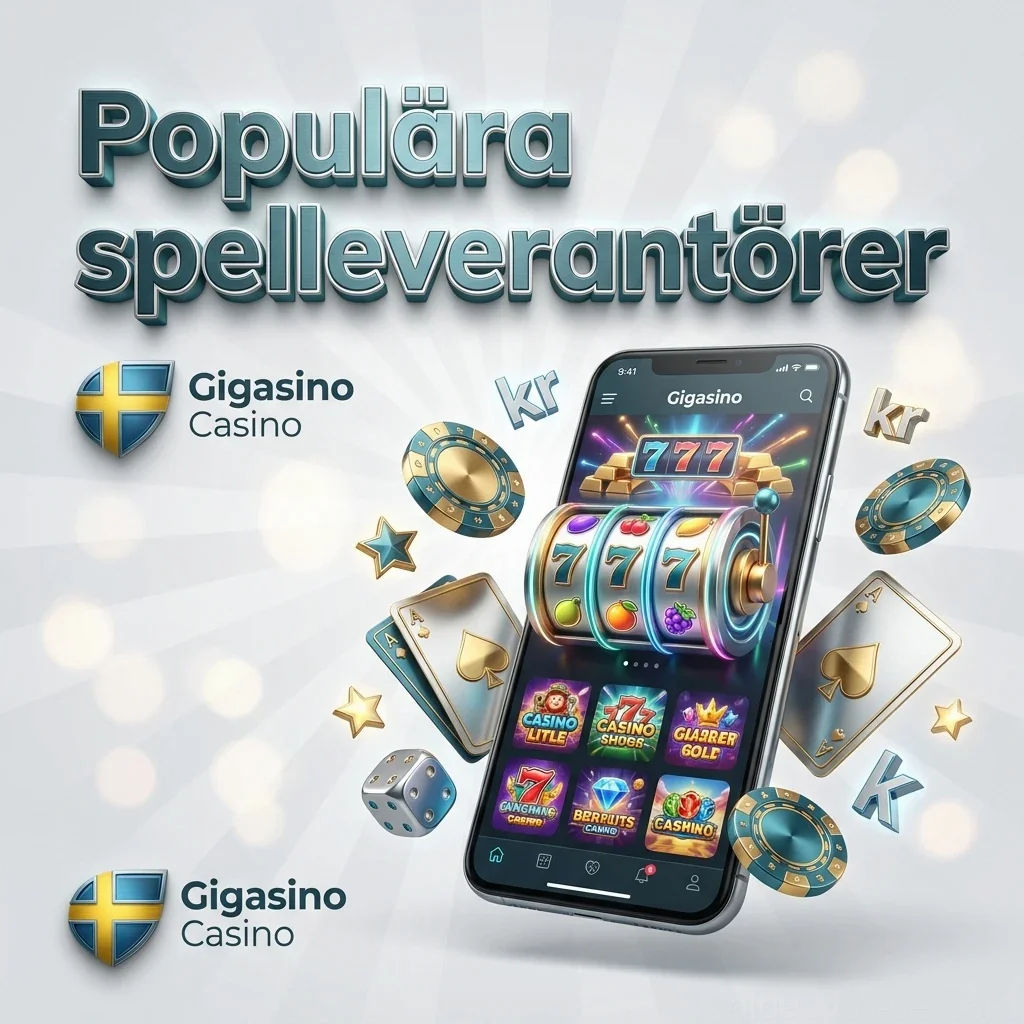Populära spelleverantörer